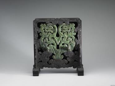 图片[2]-Mirror stand with animals decoration, Qing dynasty, Qianlong reign (1736-1795)-China Archive